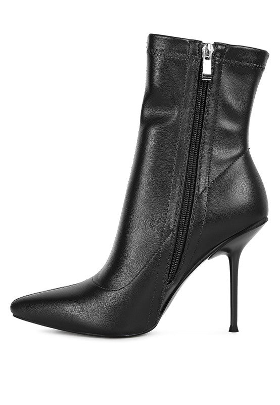 LONDON RAG Yolo High Pointed Heeled Ankle Boots