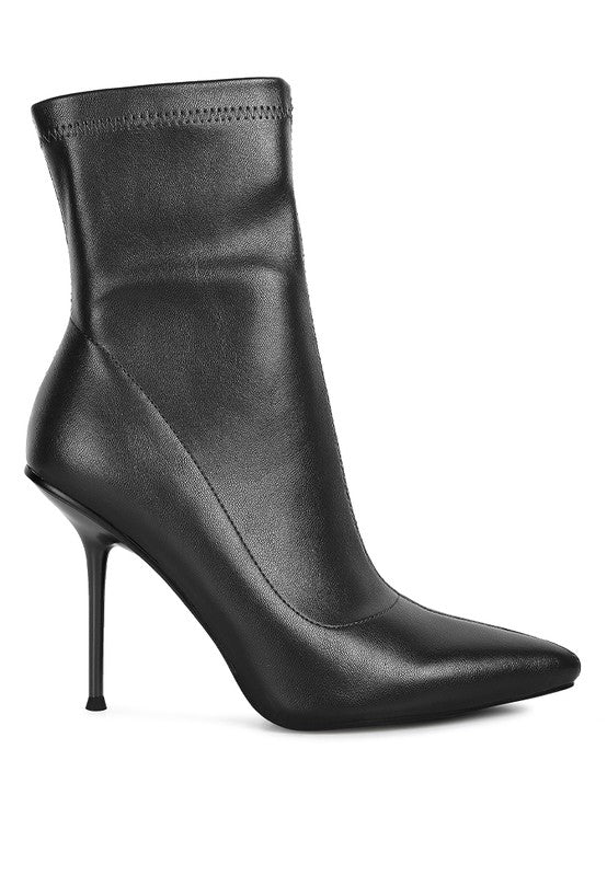 LONDON RAG Yolo High Pointed Heeled Ankle Boots