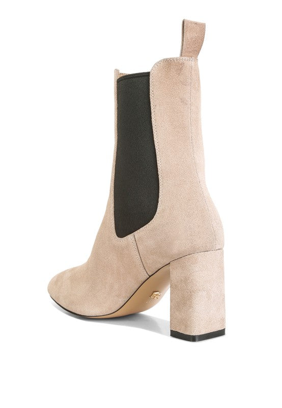 LONDON RAG Gaven Suede High Ankle Chelsea Boots