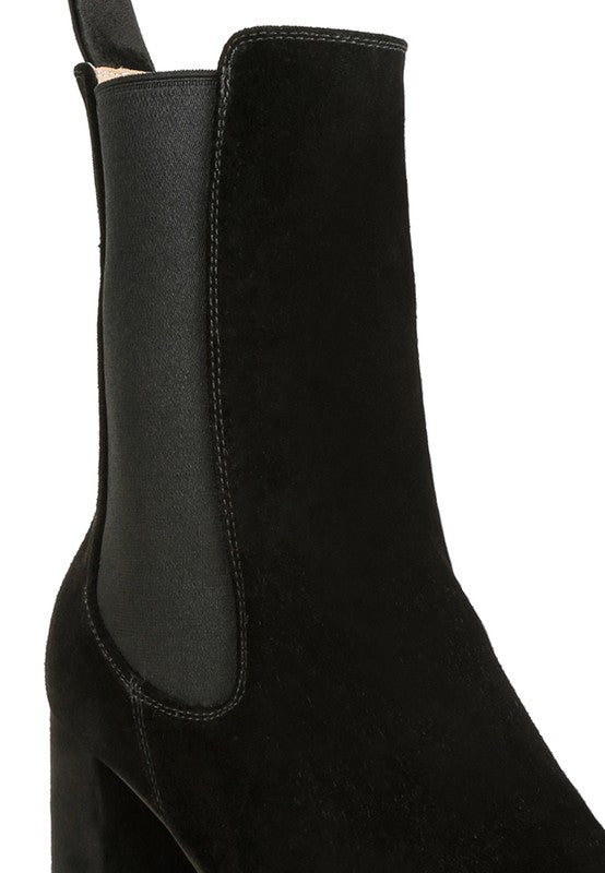 LONDON RAG Gaven Suede High Ankle Chelsea Boots