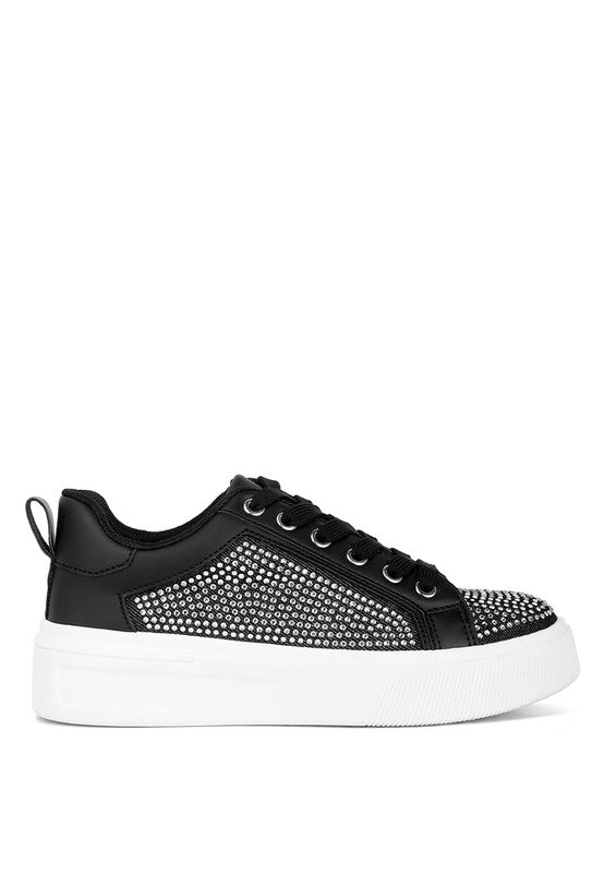 LONDON RAG Camille Embellished Chunky Sneakers