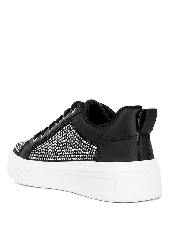 LONDON RAG Camille Embellished Chunky Sneakers