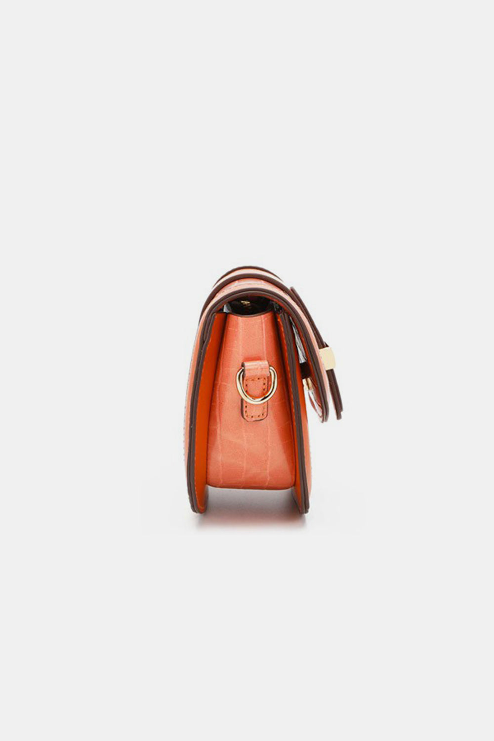 Nicole Lee Croc Embossed Eco-Leather Adjustable Strap Crossbody Bag