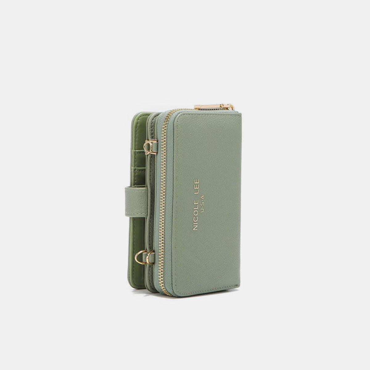 Nicole Lee Vegan Leather 2 Piece Phone Case Crossbody Wallet