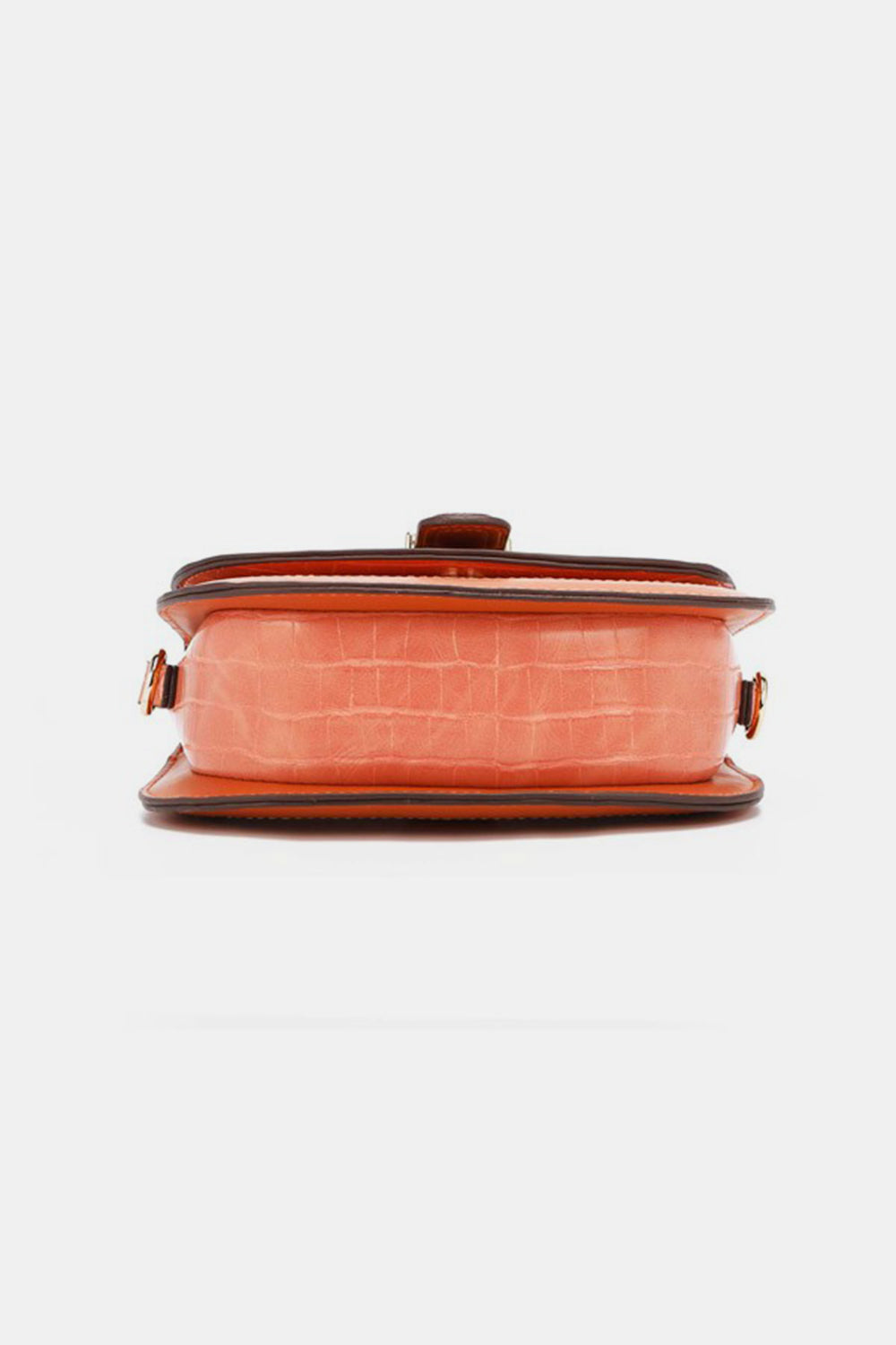 Nicole Lee Croc Embossed Eco-Leather Adjustable Strap Crossbody Bag