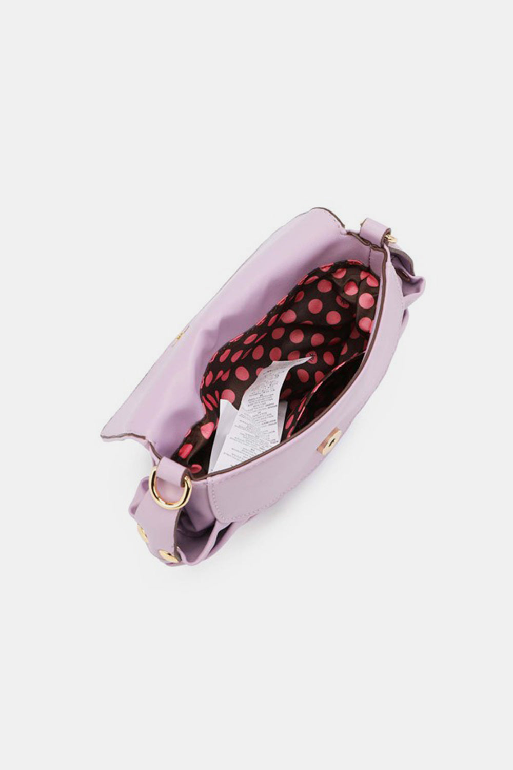 Nicole Lee Graphic Design Eco Leather Adjustable Strap Crossbody Bag