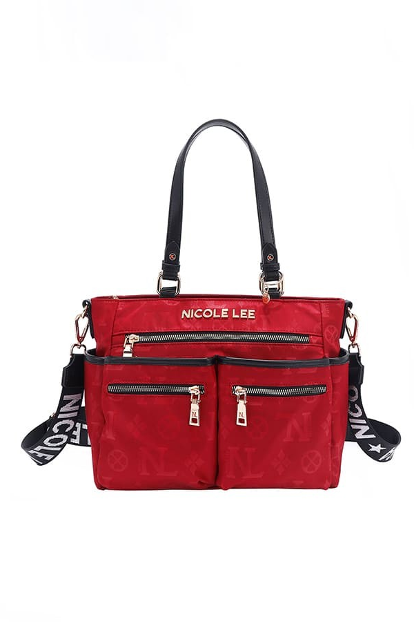 Nicole Lee USA Margot Multi Compartment Convertible Dual Strap Tote Bag