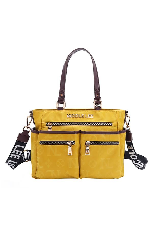 Nicole Lee USA Margot Multi Compartment Convertible Dual Strap Tote Bag