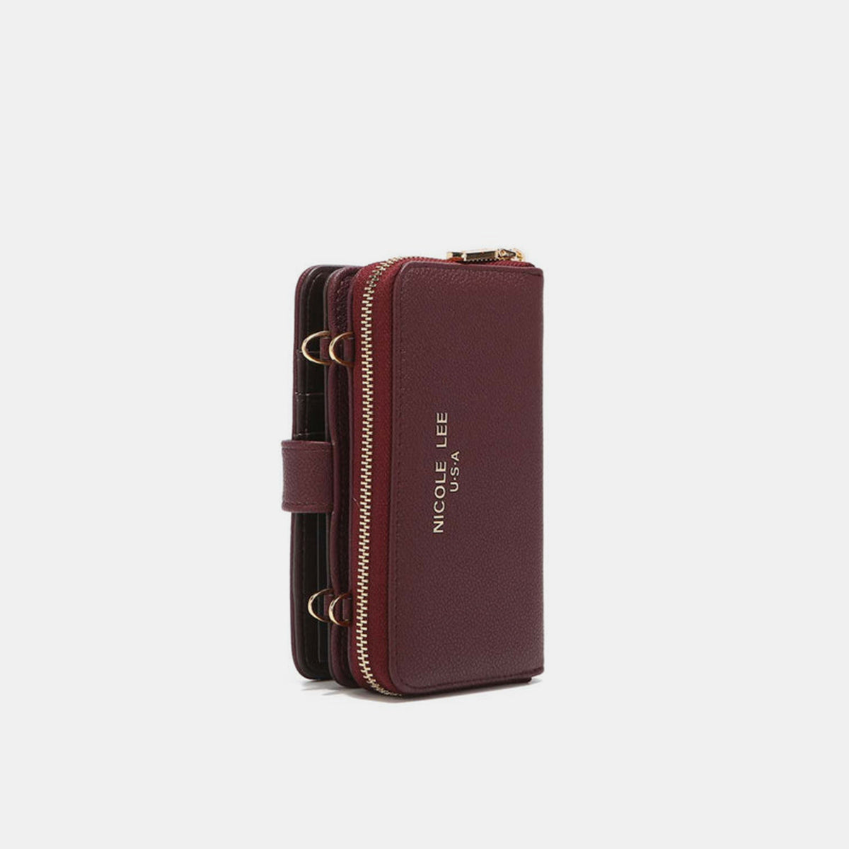 Nicole Lee Vegan Leather 2 Piece Phone Case Crossbody Wallet