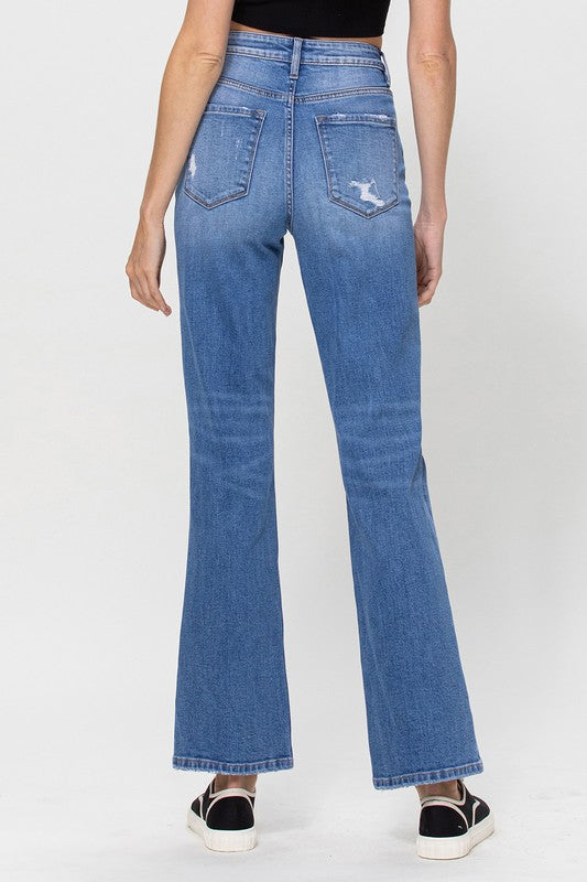 FLYING MONKEY The Another Number Super High Rise 90's Style Straight Dad Jeans
