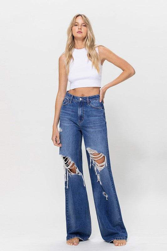 VERVET Cycle Of City 90'S Vintage High Rise Loose Fit Jeans