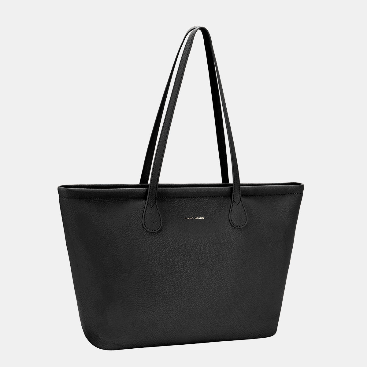 David Jones PU Leather Adjustable Strap Tote Bag