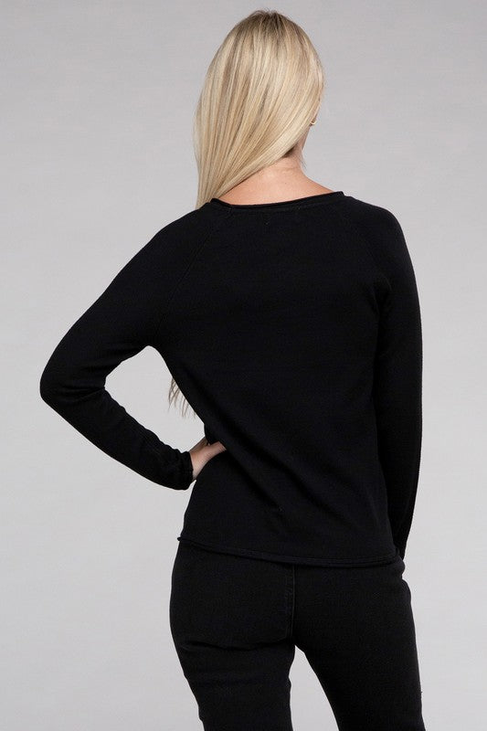 ZENANA Viscose Round Neck Long Sleeves Basic Sweater