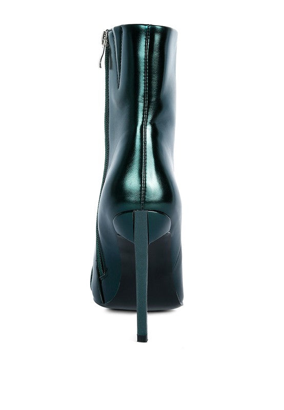 LONDON RAG Firefly Hologram Stiletto Ankle Boots