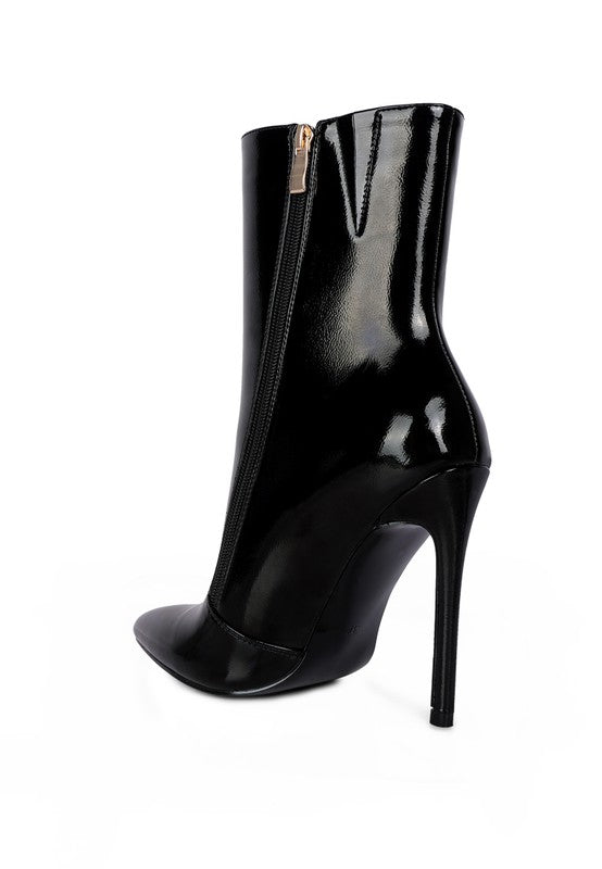LONDON RAG Mania Patent Pu High Heeled Ankle Boots